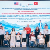 Hội thảo: Hỗ trợ trực tiếp và phát triển sinh kế - thúc đẩy sống độc lập và hòa nhập xã hội của người khuyết tật